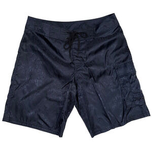 Dior Shawn Stussy Black All Over Logo Boxer Swim Swimming Board Shorts M Medium